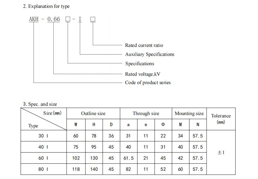 Akh-0.66/I Current Transformer Matches with Measuring Instruments with 30/5 Ratio