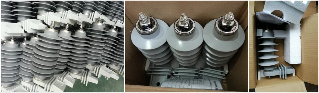 11kv/12kv 10ka Polymeric Zinc Oxide Distribution Lightning Surge Arrester