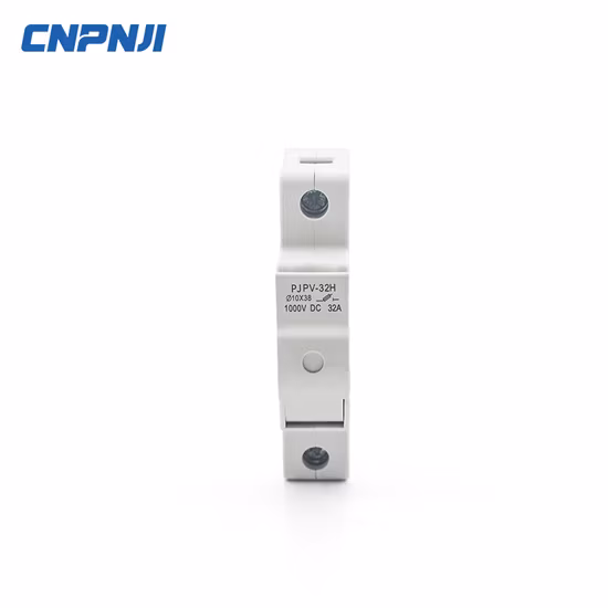 Fabricante profissional da China Solar PV DC 1p 32A 1000V Porta-fusíveis e fusíveis para sistema fotovoltaico com bom preço